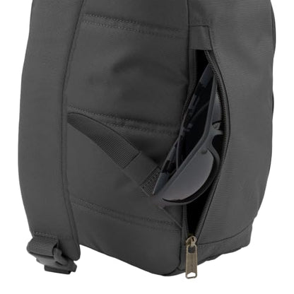 Carhartt Durable Sling Bag, Crossbody Backpack with Side Release Buckle, Tablet Sleeve and Adjustable Strap, Gravel, 10L - color: Gravel