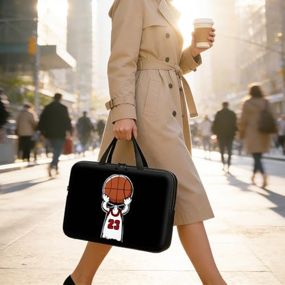 Laptop Bag 12 Inch,Resistant Shockproof Laptop Sleeve Case Protective Cover Carrying Case with Handle Compatible for HP Dell Lenovo Acer Asus Notebook Computer,Basketball Player - color: Basketball player, size: 11-12.5 in
