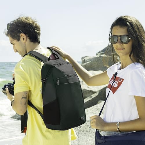 Travelon Anti-Theft Metro Backpack with RFID blocking pouch - color: Forest Heather