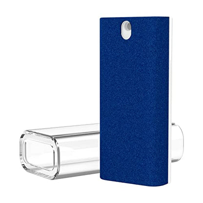CLICK CLEAN Screen Cleaner with Pull-Out Stand & Microfiber, Dark Blue | Fine Mist Spray, Streak-Free, Anti-Static, Removes Fingerprints & Smudges, Gentle Formula, For Phones, Laptop and Tablet - color: Dark Blue