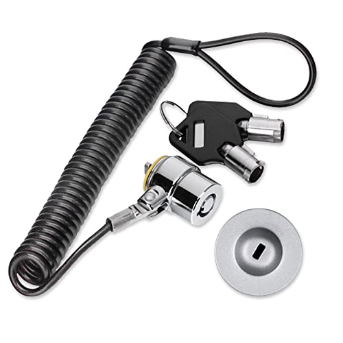 Laptop Cable Lock Hardware Security Cable Lock Anti Theft Combination Lock for iPad Tablet Laptop MacBook and All Other Notebooks and Tablets - color: Computer lock B