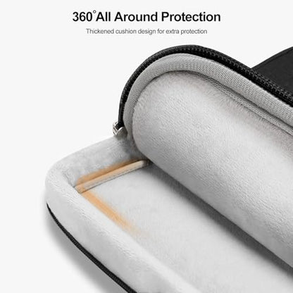 MOSISO 360 Protective Laptop Case 15.6 inch, 15-16 inch Laptop Sleeve | Compatible with MacBook Pro 16, HP Acer Dell Lenovo ASUS, Side Open Carrying Computer Bag with 5 Accessory Pockets&Belt,Black - color: Black, size: 15.6 inch