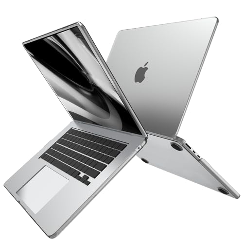 B BELK Compatible with MacBook Air 13 inch Case 2022-2018 M1 A2337 A2179 A1932, [100% Match Official Color] [Ultra Thin Armor] Plastic Hard Shell+Keyboard Cover for MacBook Air 13.3 inch Case, Clear - color: Matte Clear