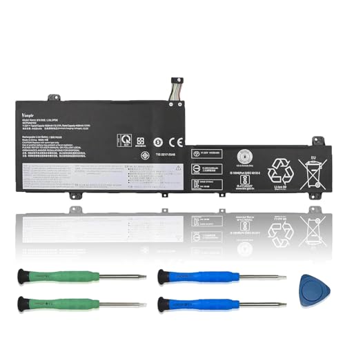 L19L3PD6 L19M3PD6 L19C3PD6 Laptop Battery Replacement for Lenovo Flex 5-15IIL05 5-14ARE05 5-14IIL05 Series 5B10X49072 L19D3PD6 5B10X49073 5B10X49075 5B10X49077 11.55V 52.5Wh 4550mAh - size: 11.2*3.8*0.2 inch L19L3PD6