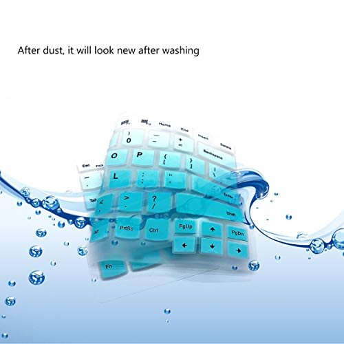 2 PCS Keyboard Cover for 14" Thinkpad T14 Gen 2/1, E14 Gen 4/3/2, T14s Gen 2/1, L14 Gen 3/2, Thinkpad T490 T495 T480/S T470, ThinkPad P14s, X1 Carbon 8th/7th/6th, Thinkpad X1 Carbon 14 5t-8th Gen - color: MintGreen+Clear