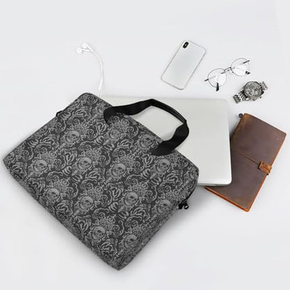 Skull Print Laptop Case 15.6 inch Computer Bag | Waterproof Laptop Briefcase Laptop Bag for Women & Men - color: Color17