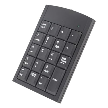 SUNGOOYUE Number Pad Mini USB Numeric Keypad, Portable Ultra Thin 19 Keys Plug and Play Keyboard for Laptop Desktop Computer