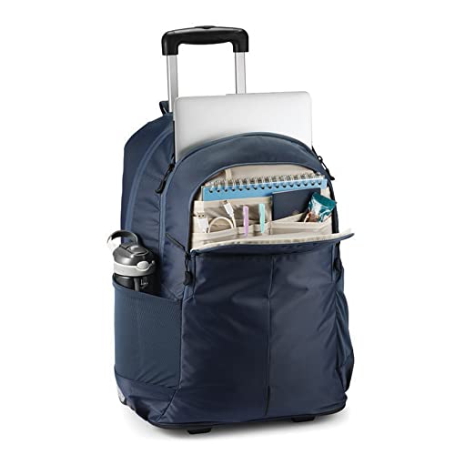 High Sierra Powerglide Pro Wheeled Backpack, Rolling Laptop Bag for Travel, Fits most 15.6” Laptops, 40L, Indigo Blue - color: Indigo Blue