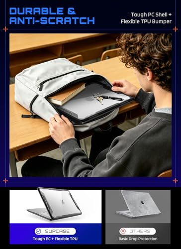 SUPCASE for MacBook Neo 13 Inch Case with Stand 2026 (Unicorn Beetle Pro), Model A3404 (A18 Pro Chip) Military-Grade Protection Heavy Duty Hard Shell Protective Cover for MacBook Neo 13", Black - size: MacBook Neo 13"
