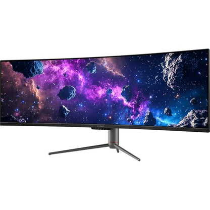 INNOCN 49" Curved 5K2K 5120 x 1440P 240Hz Computer Monitor, R1800-49C1S | HDR400, 99% sRGB, USB Type C, DisplayPort, HDMI, Built-in Speakers, Height/Tilt Adjustable - style: DQHD 240Hz