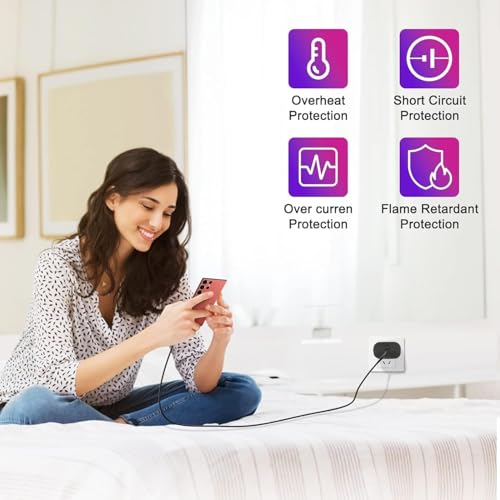 Samsung Super Fast Charger, 45W USB-C Super Fast Charging Wall Charger - PD GaN Power PPS Charger for Samsung Galaxy S26 S25 S24 S23 S22 Ultra Plus S20 Note10 Tab S8 Ultra.