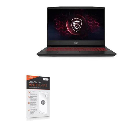 BoxWave Screen Protector Compatible with MSI Pulse GL66 (15.6 in) - ClearTouch Anti-Glare (2-Pack), Anti-Fingerprint Matte Film Skin