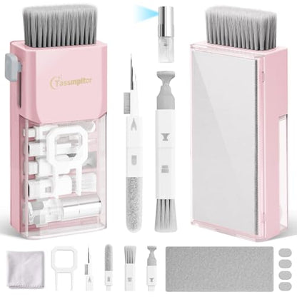 Keyboard Cleaner Laptop Cleaning Kit, Keyboard Cleaning Kit Laptop Cleaner, Electronics Cleaning Tool, White, Pink