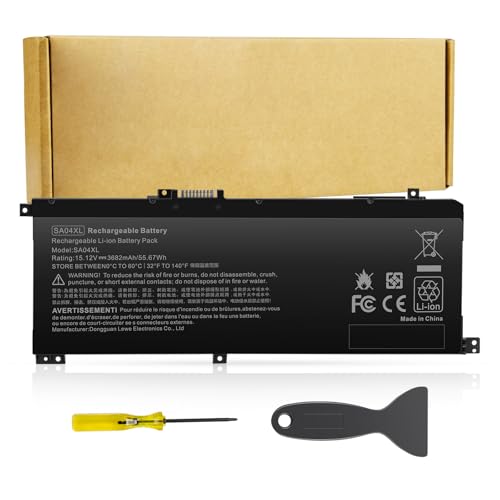 Futurebatt SA04XL SA04055XL L43267-005 Battery Replacement for HP Envy X360 15 15T 15M-DR 15M 15 15Z-DS 17 17T 17M-CG Series HSTNN-OB1G HSTNN-OB1F SAO4XL - size: SA04XL 11.26 4.88 0.67