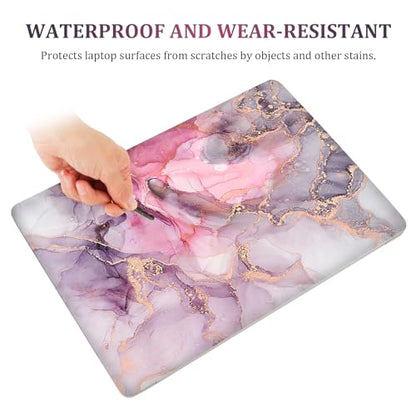 Laptop Notebook Skin Sticker Cover Decal, 12 13 13.3 14 15 15.4 15.6 inch Laptop Vinyl Skin Sticker Cover Art Protector Decal Universal, Pink Marble - color: Pink Marble