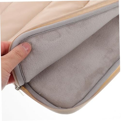 POPETPOP Laptop Sleeve Organizer Multiple Compartments Water-resistant Polyester Protective Bag for Notebook and Accessories for Travel and Work