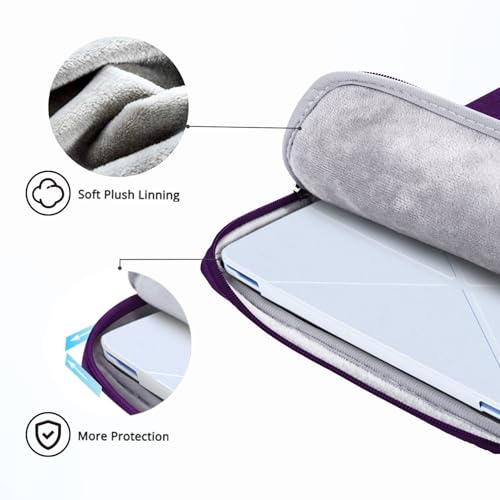 Ferkurn Laptop Case Sleeve for Men Women Chromebook Case Compatible with MacBook Air/Pro Lenovo Surface HP Dell ASUS Acer, 13.3 inch, Purple - color: Purple, size: 13.3 inch
