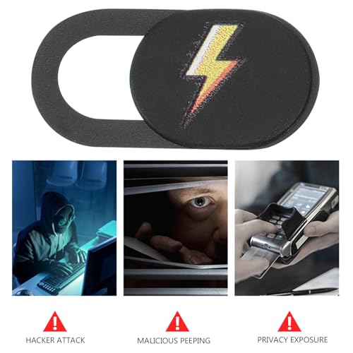 Toddmomy 3pcs Laptop Webcam Covers Phone Camera Privacy Protectors, Ultra-Thin Sliding Camera Shields for Tablets and Computers, Anti-Peeping Security Accessory for Remote Work and Online