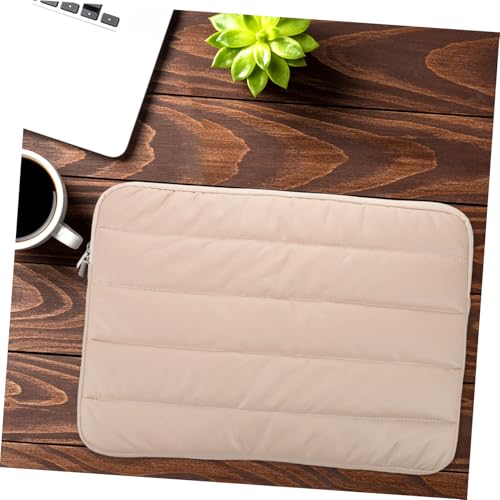 NUOBESTY Laptop Sleeve Water-Resistant Polyester Multiple Compartments for Organized Storage Stylish Design for Travel Office and School