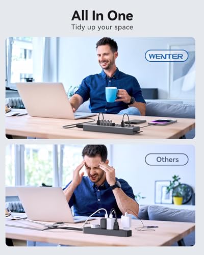 Powered USB 3.0 Hub, Wenter 13 Ports Powered USB Hub with SD/TF Card Reader, Aluminum USB Splitter with Individual On/Off Switches, 12V/3A 36W Power Adapter for PC/Laptops - size: Aluminum 13 Ports