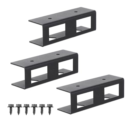 Cabilock Desk Laptop Mount Carbon Steel Notebook Holder for Study Room Office Use Black Portable Laptop Support Rack