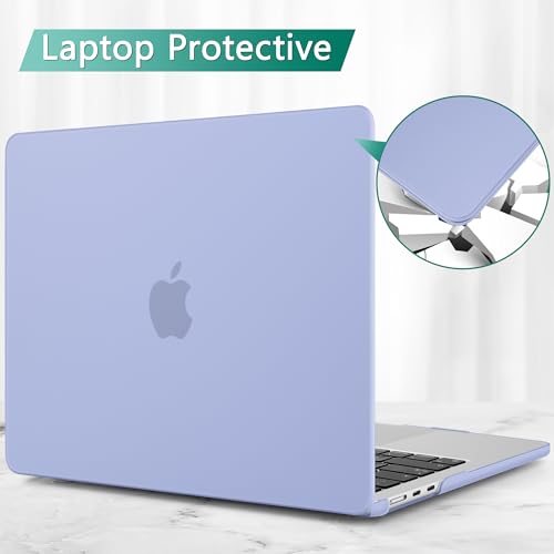 May Chen Case for MacBook Air 13/13.6-inch (M5/M4/M3/M2, 2022-2026 Models A3449 A3240 A3113 A2681), Lightweight | Closes Seamlessly | Ideal for Work Hard Shell Case, Airy Blue A+ - color: Airy Blue A+