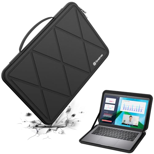 Smatree Hard EVA Protective Sleeve Case Compatible for 14inch Dell Latitude 3445 Chromebook Laptop, for 14inch Dell New Vostro 14 Laptop Carry Travel Case Waterproof Sleeve (X8251) - color: X Series-Black, size: For 14 inch Dell Latitude/Vostro 14 (X8251)