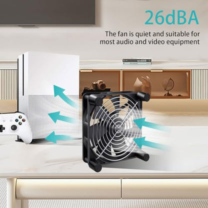 Wathai 140mm USB PC Case Computer Cooliing Fan 5V with Speed Controller | 140mm x 25mm USB Fan for Computer Case Receiver DVR PlayStation Xbox PS4 Router Cabinet Cooling - style: 140mm USB Fan