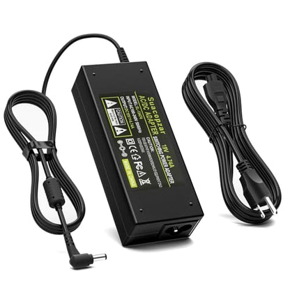 90W DC19V 4.74A Laptop Charger for Asus Toshiba AC Adapter Laptop PC Computer Charger Power Cord, 3 Pin 90 Watt AC to DC 19V Switching Power Supply with 10.56ft Long Cable, 5.5x2.5mm Plug - style: 19V 4.74A
