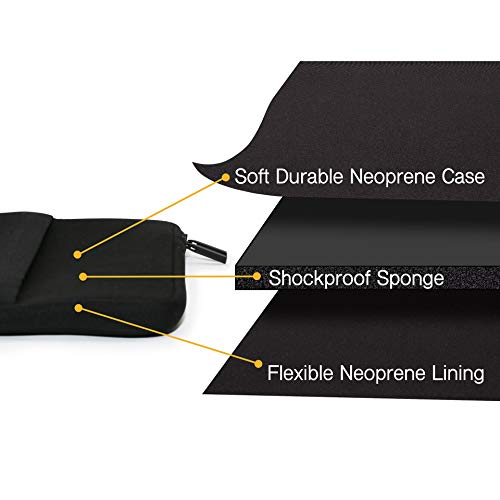 SideTrak Protective Case Sleeve for Portable Monitor and Laptop | Compatible with SideTrak Slide & Swivel Monitors | Built-in Pocket | Durable & Stretchy Neoprene Material | 14x10 - size: 14x10