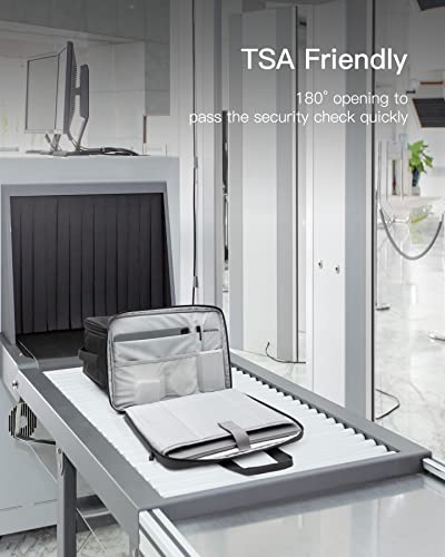 Inateck 15.6 Inch TSA Friendly Laptop Bag Case for Men and Women, Compatible with Most 15-15.6 inch Laptops, with Trolley Strap
