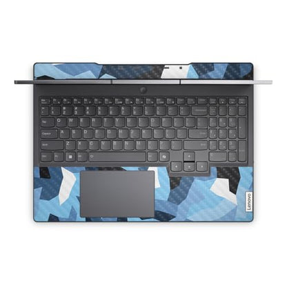 Carbon Fiber Laptop Skin Compatible with Lenovo Legion 5 Gaming Laptop (15IRX9) 2024 - Sky Camouflage - Premium 3M Vinyl Protective Wrap Decal Cover - Easy to Apply | Crafted in the USA - color: Sky Camouflage, size: Legion 5 Gaming (15IRX9) 2024 Full Cov