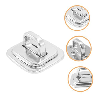 2pcs Laptop Lock Security Plate Cable Anchor for Desk Mounting Theft for Laptops Monitors and Tablets Compatibility for Office and Travel Use