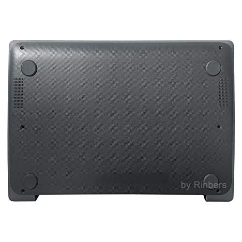 Laptop Lower Bottom Case Base Cover Enclosure Chassis with Rubber Feet for HP Chromebook 11 11A G8 EE TPN-Q232 TPN-Q235 L89764-001 - color: Bottom Base Cover L89764-001