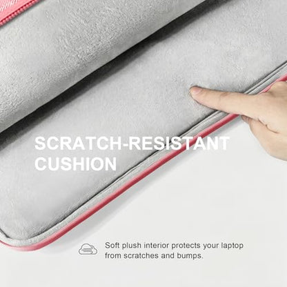 Lacdo Chromebook Case 11 Inch Laptop Sleeve for 11 Inch Acer HP Lenovo Dell Samsung ASUS Chromebook Spin 3 11, 13 inch New Surface Pro 11 Copilot+PC / 10 9 8 X, 11.6" MacBook Air Computer Bag, Peach - color: Peach, size: 11-11.6 Inch