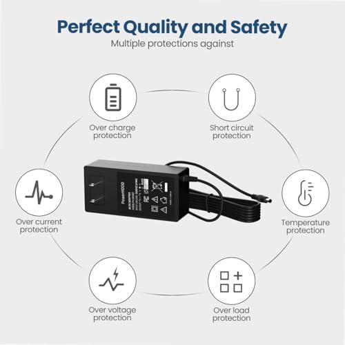 12V AC/DC Adapter for Jumper EZbook S5 Max S5Max 16" FHD IPS Display Laptop