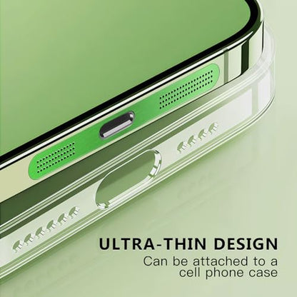 MysticHome for iPhone 17/16 Pro Accessories, 5 Pcs Cell Phone Speaker Anti-Dust Plugs, 1 Pcs USB C Dust Plug, Compatible with Speaker Dust Cover,Green - color: Green