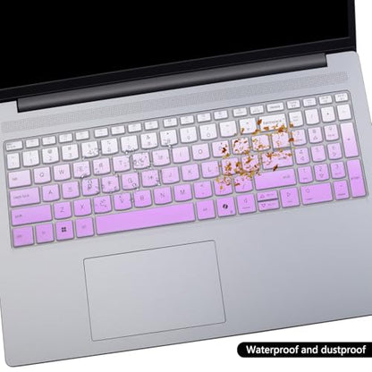 Keyboard Skin for 2025 Lenovo IdeaPad Slim 5 5i 16AHP10 16AKP10 16IRH10R 16'', IdeaPad Slim 3 3i 3X 16 15" 16ARP10 16IRH10 15AHP10 15IRU10 15Q8X10 15IRH10-OPurple - color: OPurple