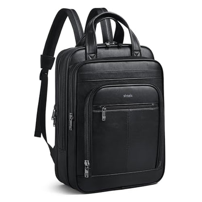 Shrrie 15.6" Laptop Backpack,Business Work Backpack Briefcase,Durable Computer Backpack for Office,Travel,College,Two-tone Black - color: Two-tone Black