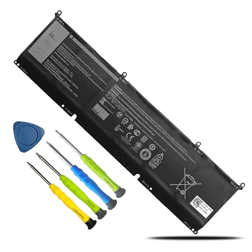 86Wh 69KF2 Laptop Battery for Dell XPS 15 9500 9510 9520 Precision 5550 5560 5570 Alienware M15 M17 R3 R4,G15 5510 5511 5515 5520 5521,G7 15 7500,Inspiron 7510 7610 P87F P91F P45E Series 8FCTC 70N2F - size: 11.75*3.31*0.34inch 69KF2