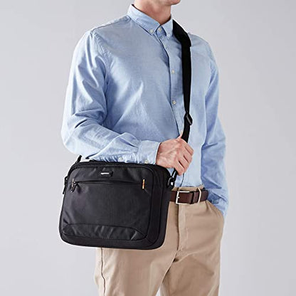 Amazon Basics Laptop Carrying Case with Adjustable Shoulder Strap, 11.6 in, Black, 10-Pack - size: 11.6 Inch, style: 10-pack