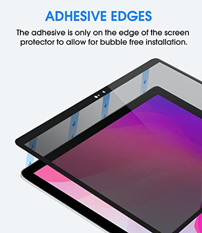amFilm Designed for MacBook Pro 13 Inch(2016-2022, M1/M2) /MacBook Air 13 Inch(2018-2021, M1) Privacy Glass Screen Protector [Zero Bubbles][9H Hardness][ Anti-Scratch][ Anti-fingerprint] | Scratch Protection, Easy to Instllation & Bubble Free, HD Clear, U