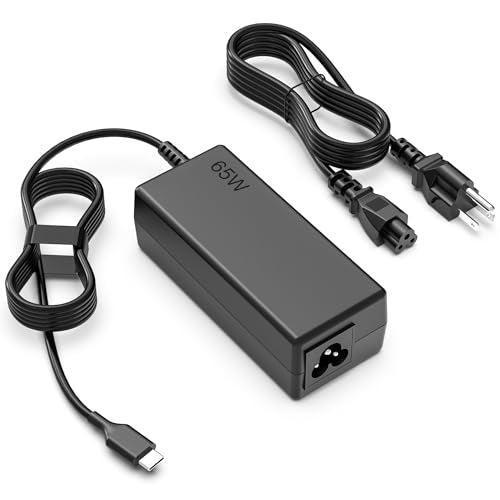 65W USB C Laptop Charger Compatible with Lenovo ThinkPad X1 Carbon Gen 6 7 8 9,T14 T15 E14 E15 L13,Yoga 7i 9i C740 C930 C940,Chromebook 100e 300e 500e c330 s330,Type C AC Adapter Power Cord
