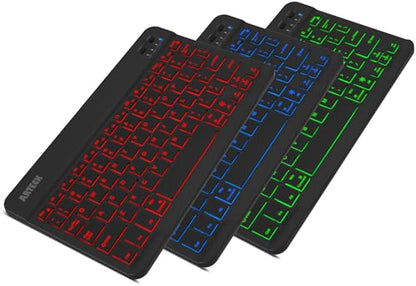 Arteck Universal Backlit Wireless Bluetooth Keyboard for iPad, Tablet, PC