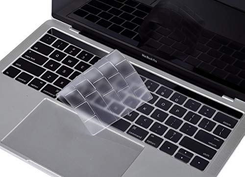 Premium Ultra Thin Keyboard Cover Skin for MacBook Pro with Touch Bar 13" and 15" (Apple Model Number A2159 A1706 A1707 A1989 A1990, 2019 2018 2017 2016 Release), US Keyboard Layout - color: TPU ( For MacBook Pro with TouchBar )