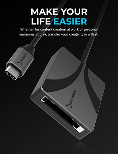 SABRENT USB Type C CFexpress Type B Card Reader [CR-CFXB] - size: CFexpress Type B Reader