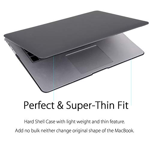 UESWILL Compatible with Smooth Matte Hard Shell Case Cover for MacBook Air 11 inch (Model A1370 / A1465), Gray - color: Gray, size: MacBook Air 11"
