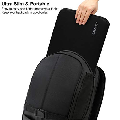 AULEEP 11-12 Inch Laptop Sleeves, Neoprene Notebook Computer Pocket Tablet Carrying Sleeve/Water-Resistant Compatible Laptop Sleeve for Acer/Asus/Dell/Lenovo/HP, Black - color: black, size: 11-12 inch