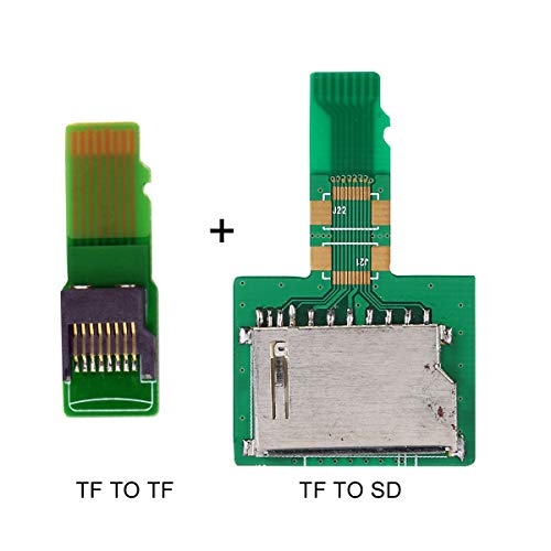xiwai 1Set SD TF Card Socket Female to Micro-SD TF Male Memory Card Kit Extension Adapter Testing Tools Extender - style: TF-SD TF-TF