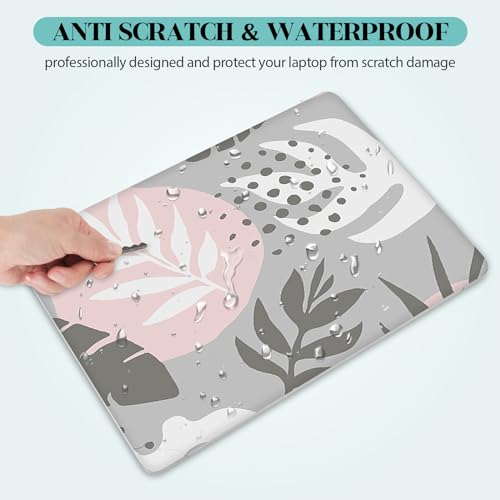 Laptop Skin Sticker Decal, 12" 13" 13.3" 14" 15" 15.4" 15.6 inch Personalized Universal Vinyl Notebook Skin Sticker Cover Art Protector Decal with Free 2 Wrist Pads, Tropical Leaves - color: Tropical Leaves